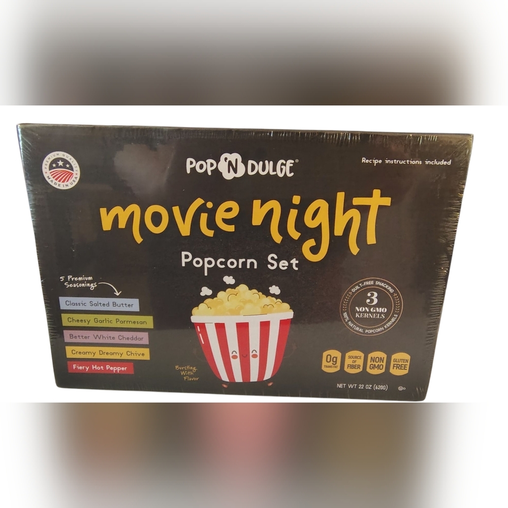 Movie Night Popcorn Set 5 Flavors